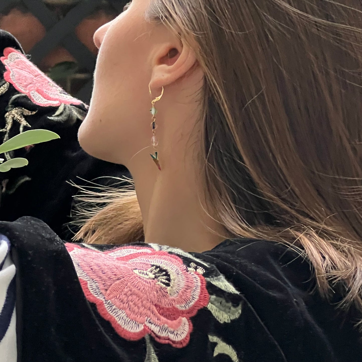 les Bijoux d'Oreilles Oiseaux d'Hiver